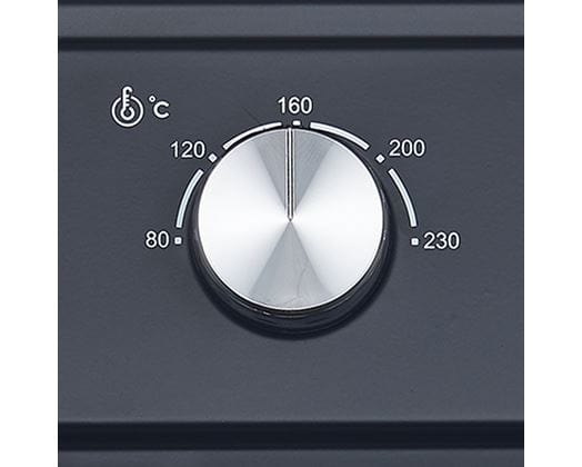 Mellerware AIR FRYER Mellerware Air Fryer Manual Operation Steel Black 23L 1700W Maxicrisp 27123
