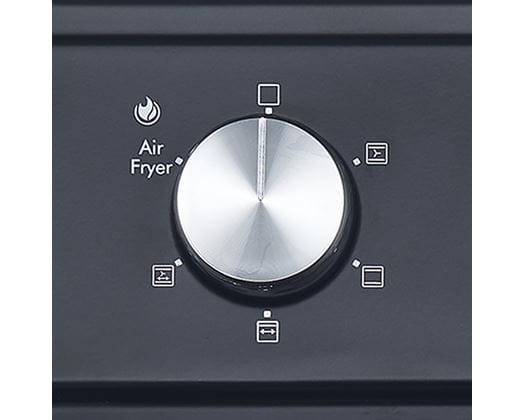 Mellerware AIR FRYER Mellerware Air Fryer Manual Operation Steel Black 23L 1700W Maxicrisp 27123