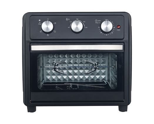 Mellerware AIR FRYER Mellerware Air Fryer Manual Operation Steel Black 23L 1700W Maxicrisp 27123