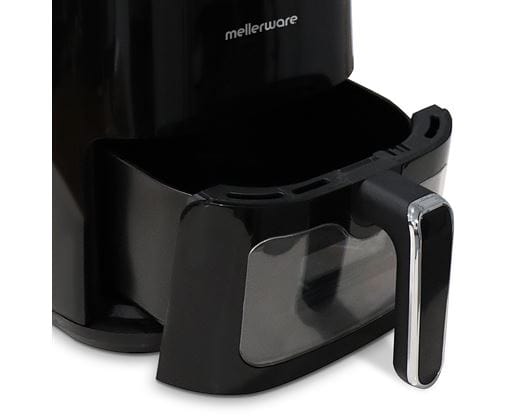 Mellerware AIR FRYER Mellerware Air Fryer With Viewing Window Manual Operation Non-Stick Black 4.6L 1450W 27460