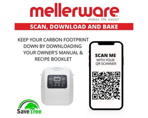 Mellerware BREAD MAKER Mellerware 600W Bread Baker 26500B (7011083944025)
