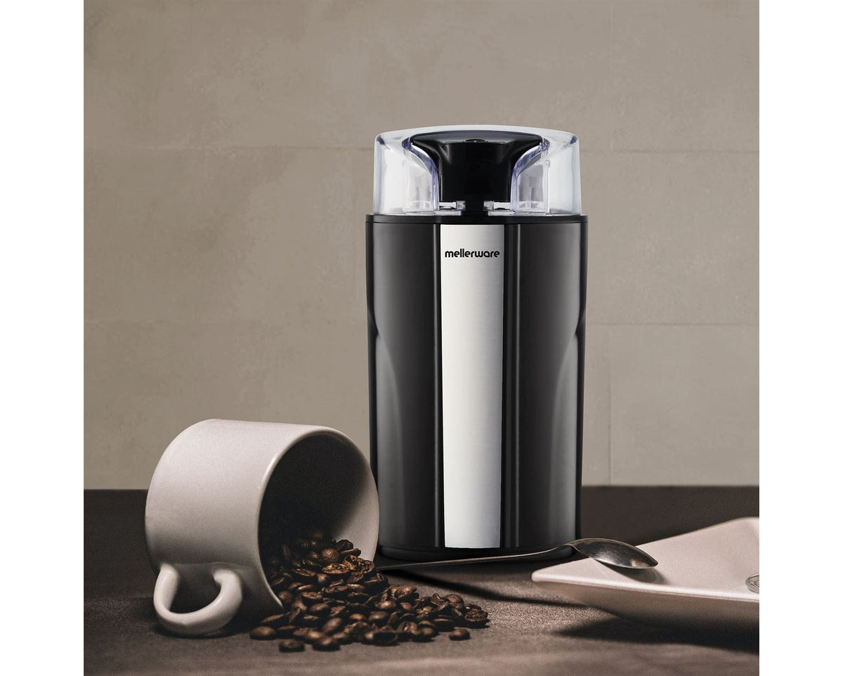 Mellerware COFFEE GRINDER Mellerware Coffee Grinder Plastic Black 70Gr 150W Aromatic 29155 (7913198059609)