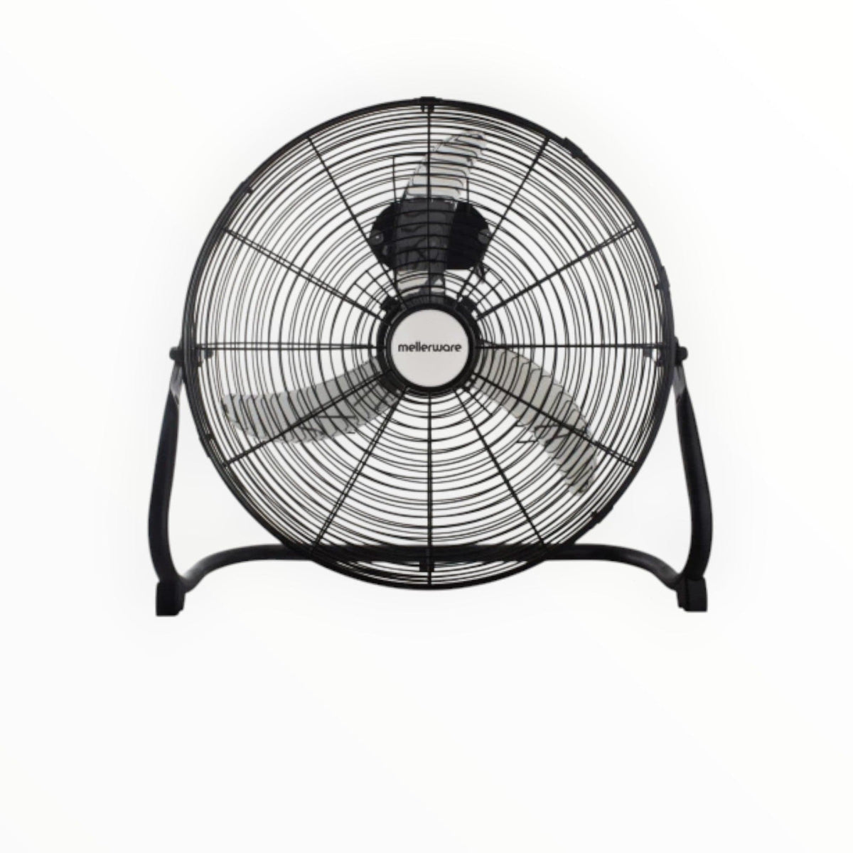 Mellerware Fans Mellerware 40cm Black Steel Floor Fan 35960