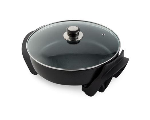 Mellerware FRYING PAN Mellerware Frying Pan Electric Non-Stick Black 30Cm 1500W Alonzo 27550D