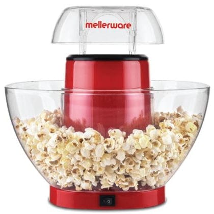 Mellerware HAND MIXER Mellerware 1200W Popcorn Maker Plastic Red 4.5 Litre "Pop & Go"