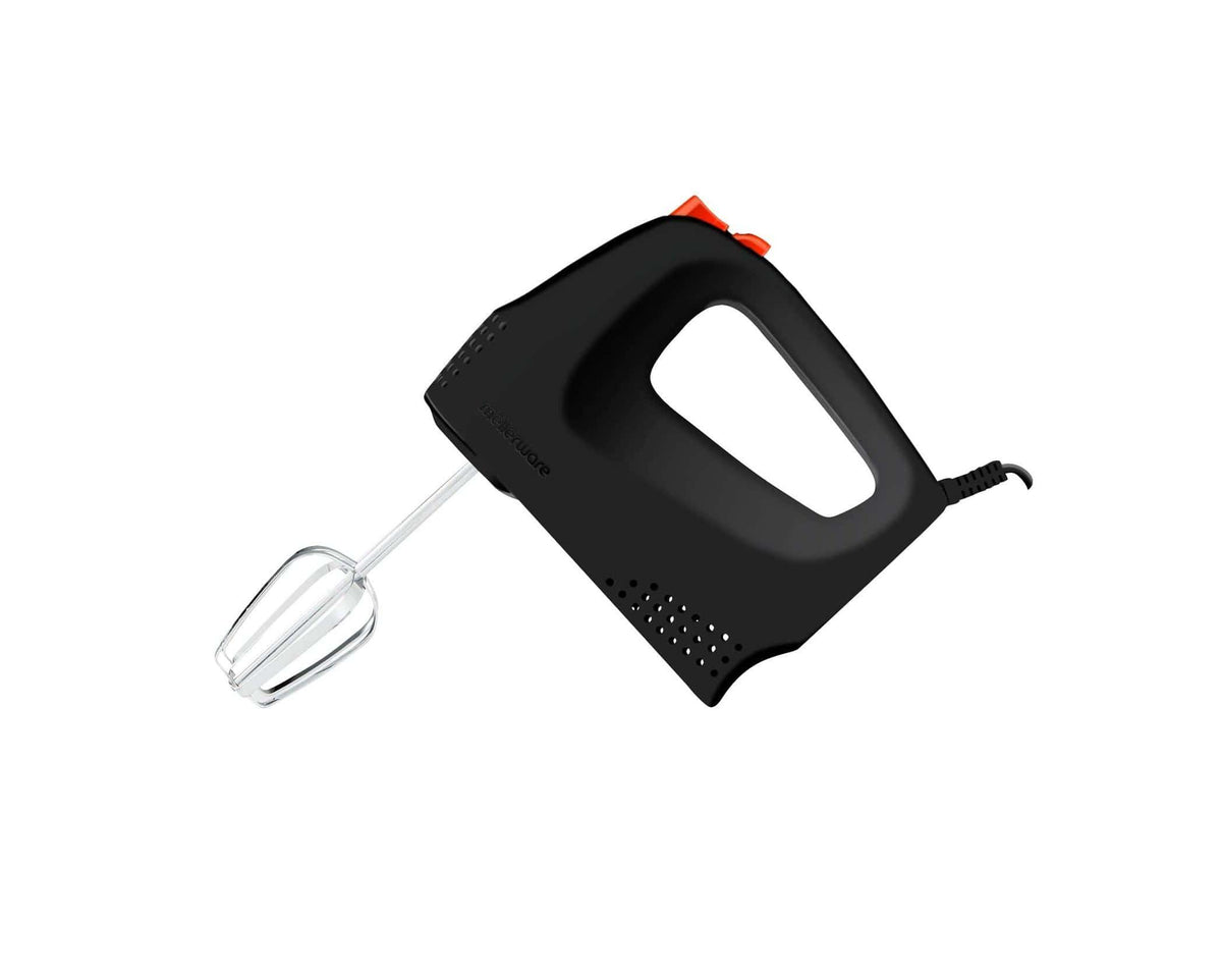 Mellerware HAND MIXER Mellerware Mixo 100w 5 Speed Hand Mixer With Dough Hooks & Beaters Chrome Black