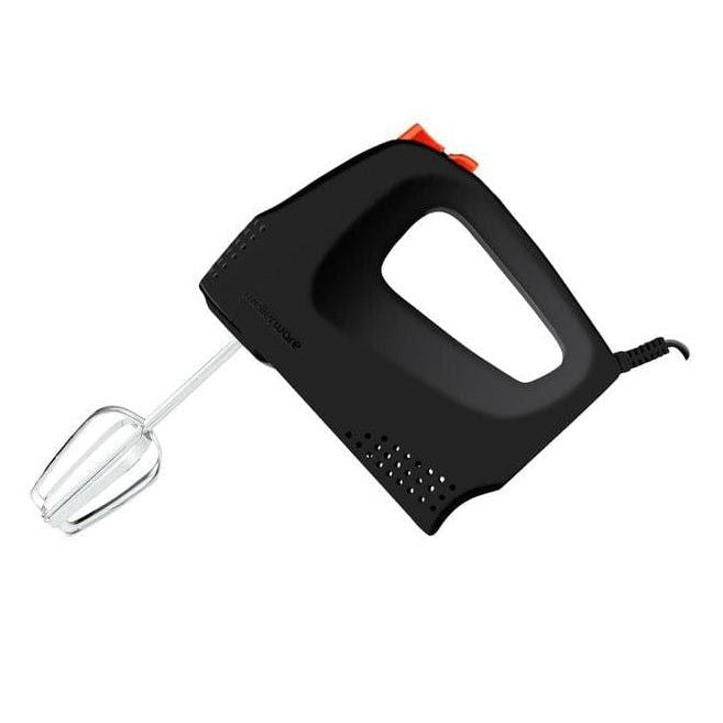 Mellerware HAND MIXER Mellerware Mixo 100w 5 Speed Hand Mixer With Dough Hooks & Beaters Chrome Black