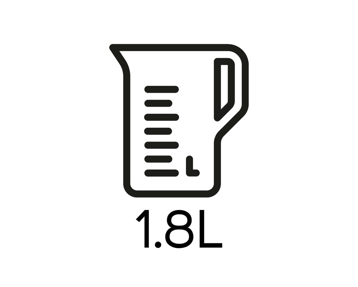 Mellerware KETTLE Mellerware Kettle 360 Degree Cordless Glass Silver 1.8 Litre 2200w Azure (6779184873561)