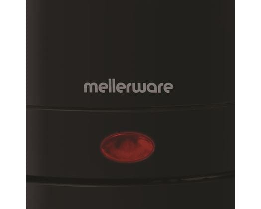 Mellerware KETTLE Mellerware Kettle 360 Degree Cordless Plastic Black 0.9L 1300W Piccolo 33011 (7456662814809)