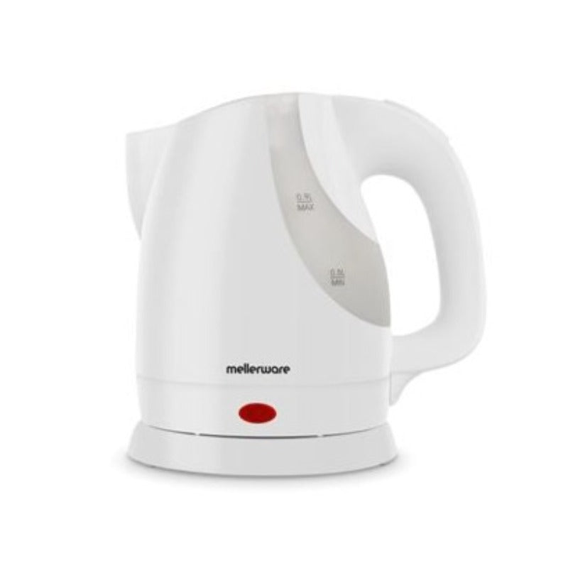 Mellerware KETTLE Mellerware Kettle 360 Degree Cordless Plastic White 0.9L 1300W Piccolo 33010 (7456660095065)