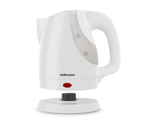 Mellerware KETTLE Mellerware Kettle 360 Degree Cordless Plastic White 0.9L 1300W Piccolo 33010 (7456660095065)
