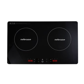 Mellerware POTS Mellerware Capri Induction Cooker Double Glass Black 3000W 27250B (7687841480793)