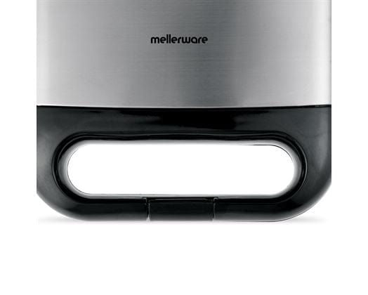 Mellerware Sandwich Maker Mellerware Sandwich Maker 2 Slice Non-Stick Black & Stainless Steel 800W Planet 25302