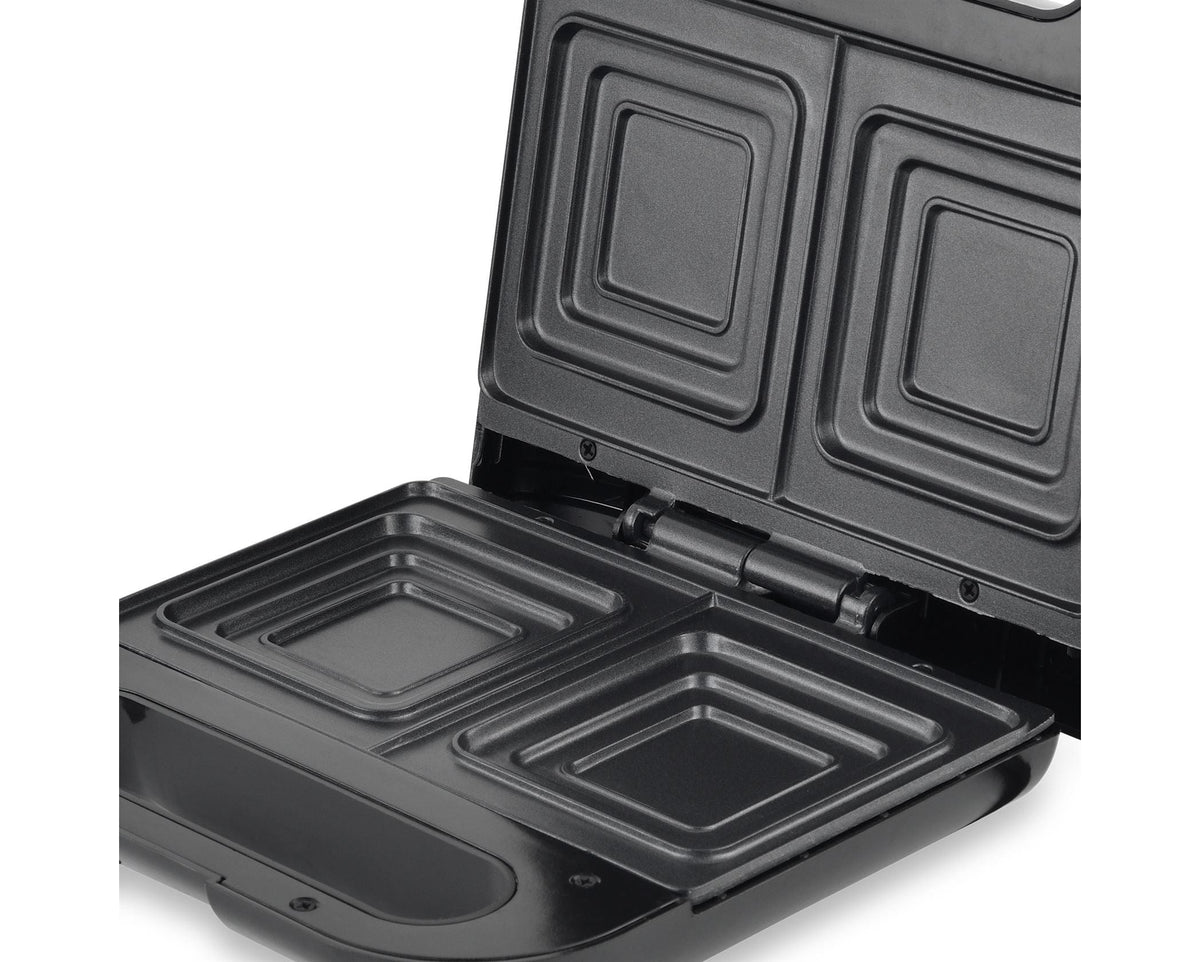 Mellerware Sandwich Maker Mellerware Sandwich Maker 2 Slice Non-Stick Black & Stainless Steel 800W Planet 25302
