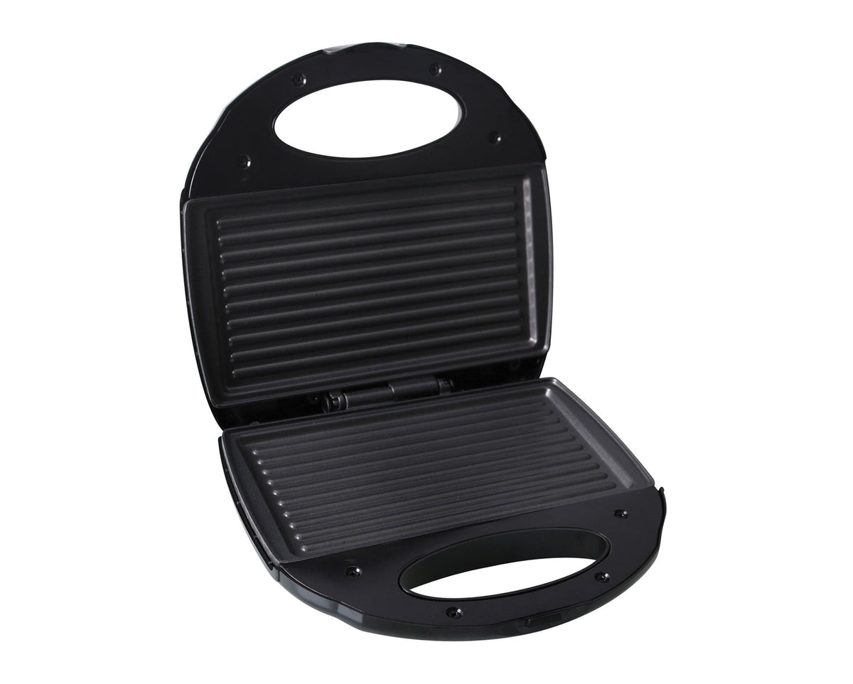 Mellerware Sandwich Maker Mellerware Sandwich Maker 2 Slice Plastic Black Plate 750W Mercury 25100 (7286656860249)