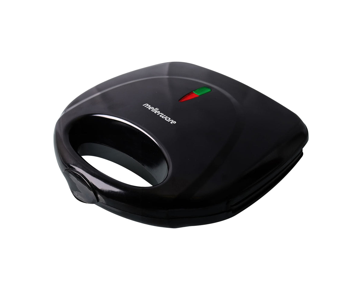 Mellerware Sandwich Maker Mellerware Sandwich Maker 2 Slice Plastic Black Plate 750W Mercury 25100 (7286656860249)