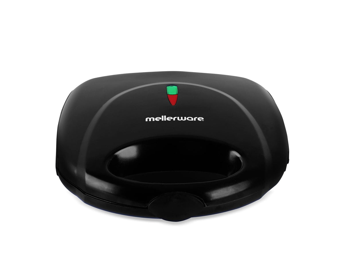 Mellerware Sandwich Maker Mellerware Sandwich Maker 2 Slice Plastic Black Plate 750W Mercury 25100 (7286656860249)