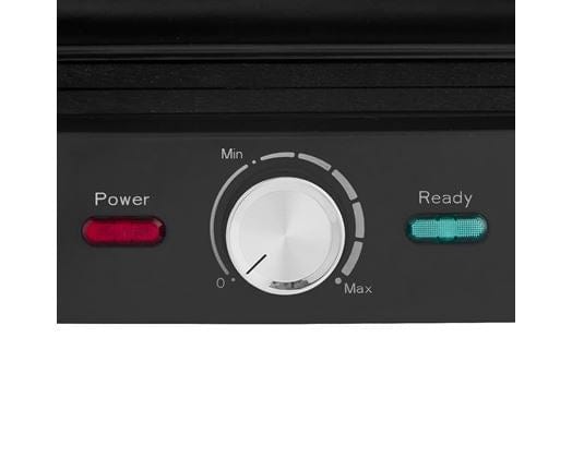 Mellerware Sandwich Press Mellerware Panini Press 4 Slice Non-Stick Black 29 X 23Cm 2200W Grande Press 28560B