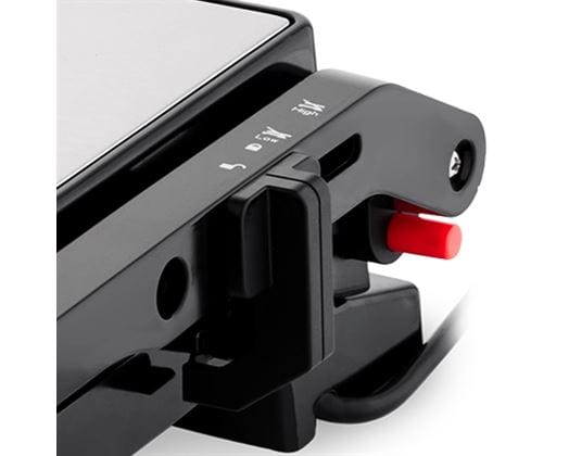 Mellerware Sandwich Press Mellerware Panini Press 4 Slice Non-Stick Black 29 X 23Cm 2200W Grande Press 28560B