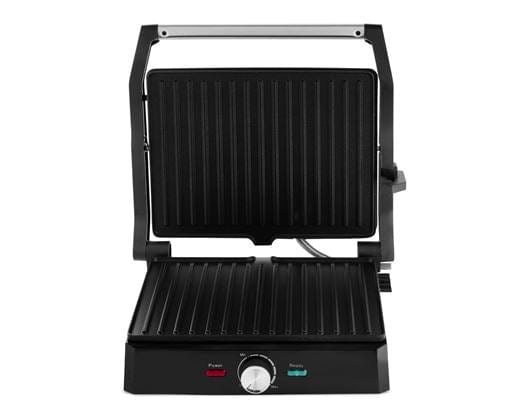 Mellerware Sandwich Press Mellerware Panini Press 4 Slice Non-Stick Black 29 X 23Cm 2200W Grande Press 28560B