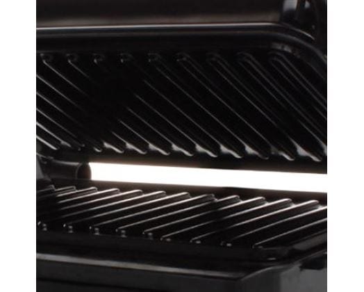Mellerware WOK Mellerware Panini Press 2 Slice Stainless Steel Black Grill Plate 800W Compacto (6781654958169)