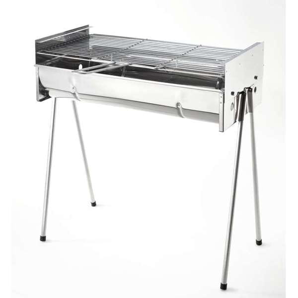 METALIX BRAAI Metalix Large Stainless Steel Adustable Braai 620x320mm 451