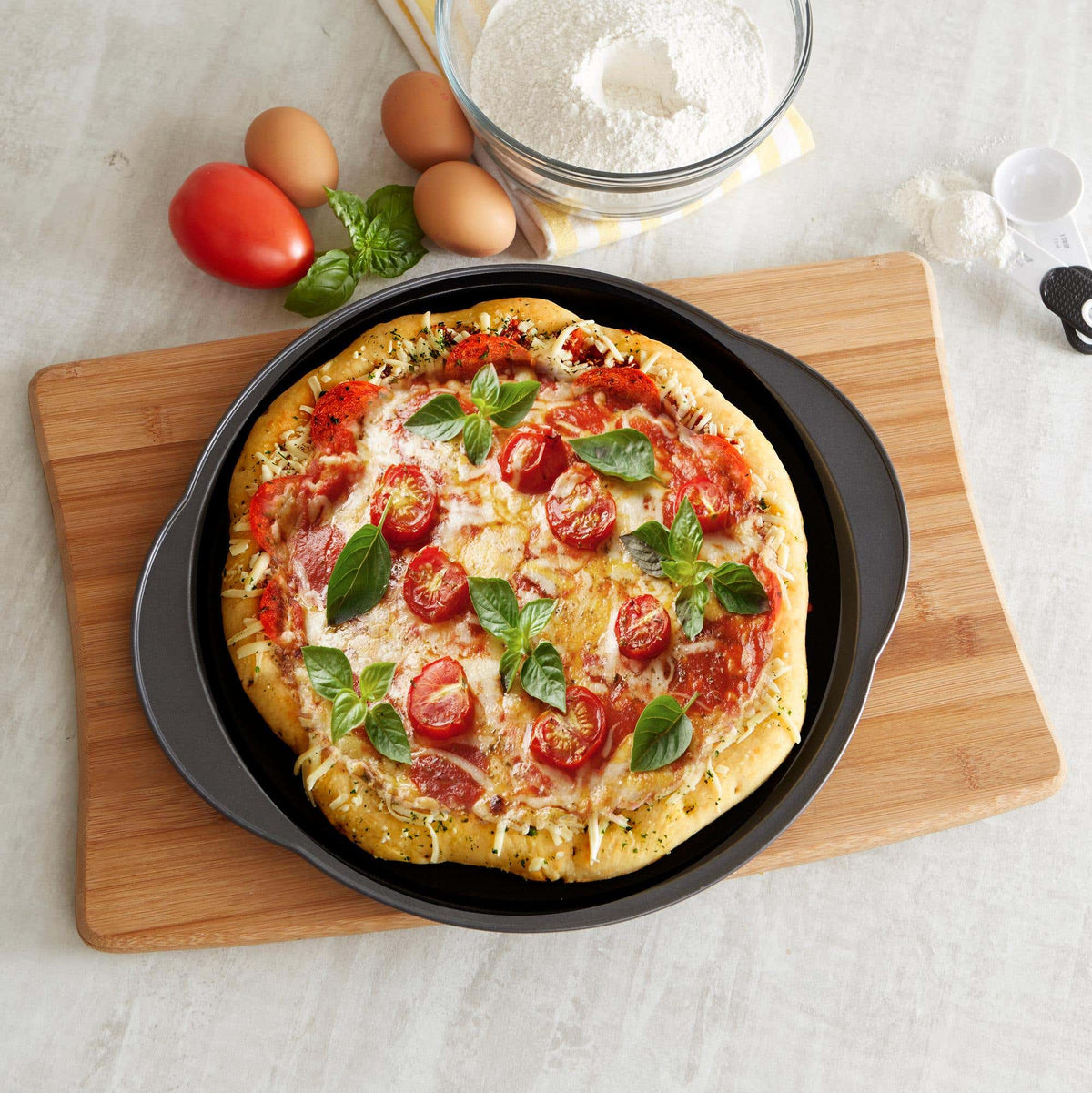 METALIX TIN Metalix Pizza Pan 37CM CB00702 (7489468989529)