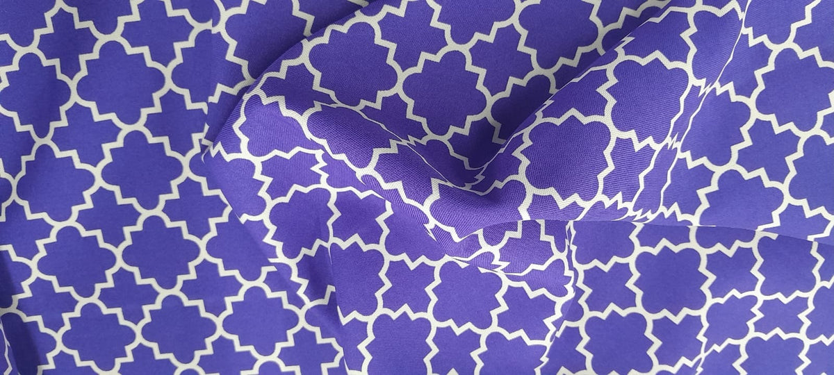 MH JOOSUB Curtaining Fabric Printed Mini Matt Violet (7310338719833)