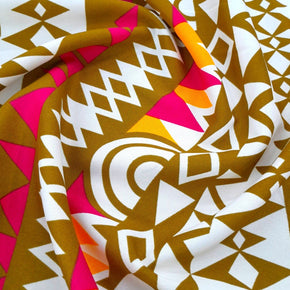 MH JOOSUB Mini Matt Brown 40x40 cm Printed Mini Matt Design 1 Scrolls 140 cm