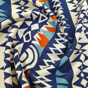 MH JOOSUB Mini Matt Dark Navy Printed Mini Matt Design 1 Scrolls 140 cm