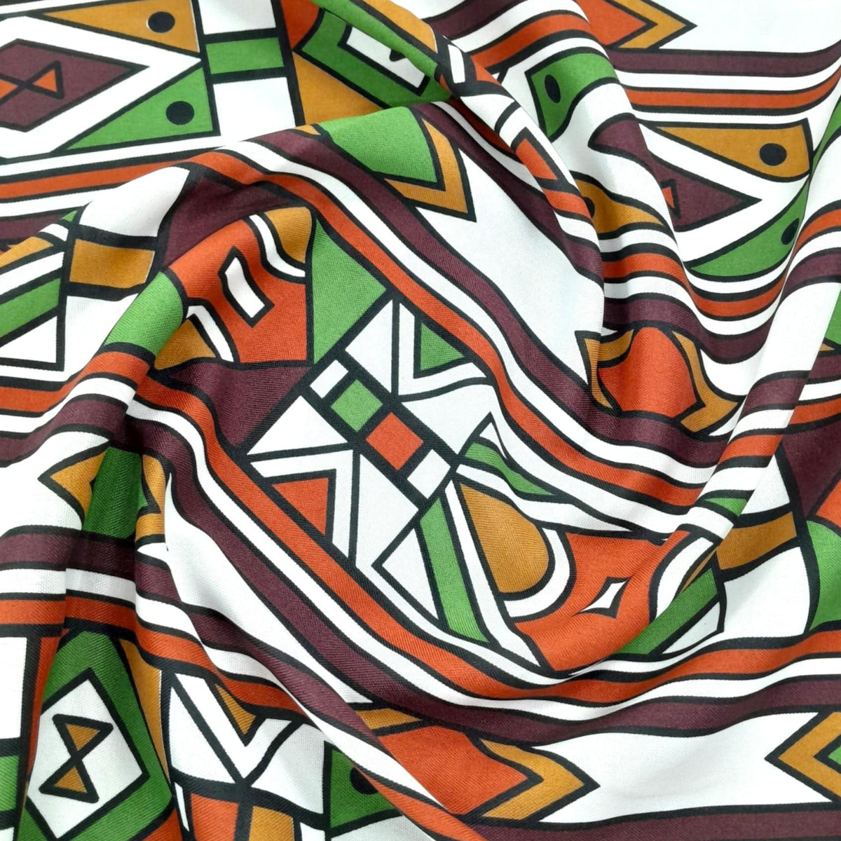 MH JOOSUB Mini Matt Fabric Printed Mini Matt Design 11 Ndebele 140 cm