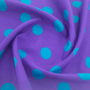 MH JOOSUB Mini Matt Lime Printed Mini Matt Polka Dots D#9 140 cm