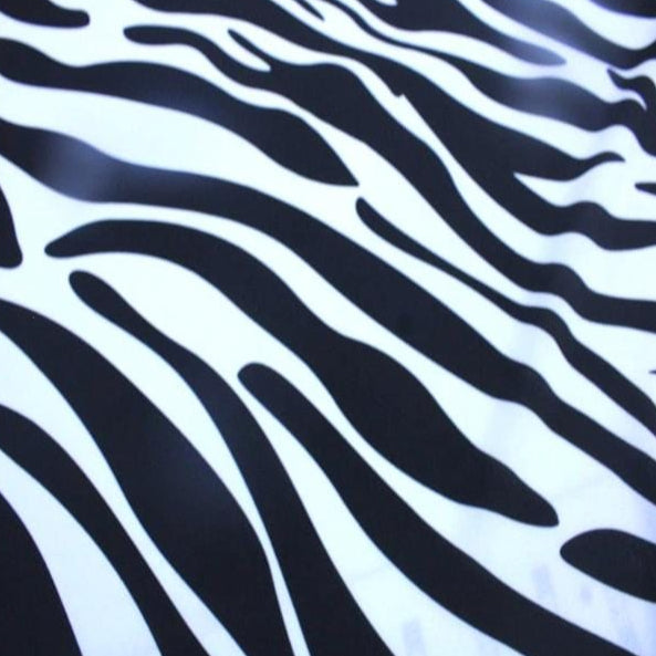 MH JOOSUB Mini Matt Printed Mini Matt Zebra Design 19 Black And White 140 cm (7888023158873)