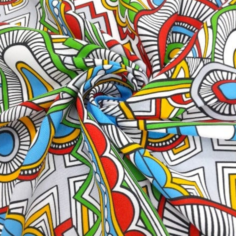 MH JOOSUB Mini Matt Yellow/Green Printed Mini Matt Abstract Colorful Collection 150 cm (7667914080345)