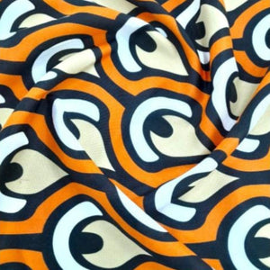 MH JOOSUB Printed Mini Matt Beige / Black Printed Mini Matt Ethnic Prints Design 21 Collection 140 cm (7882838081625)