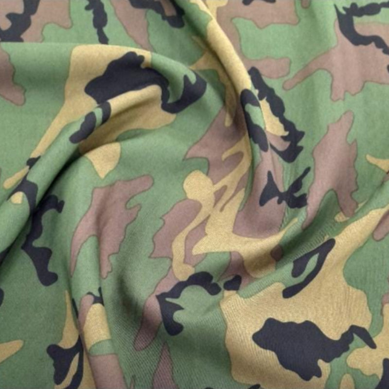 MH JOOSUB Printed Mini Matt Dark Olive Printed Mini Matt Design 16 Camoflauge Collection 140 cm (7882839097433)