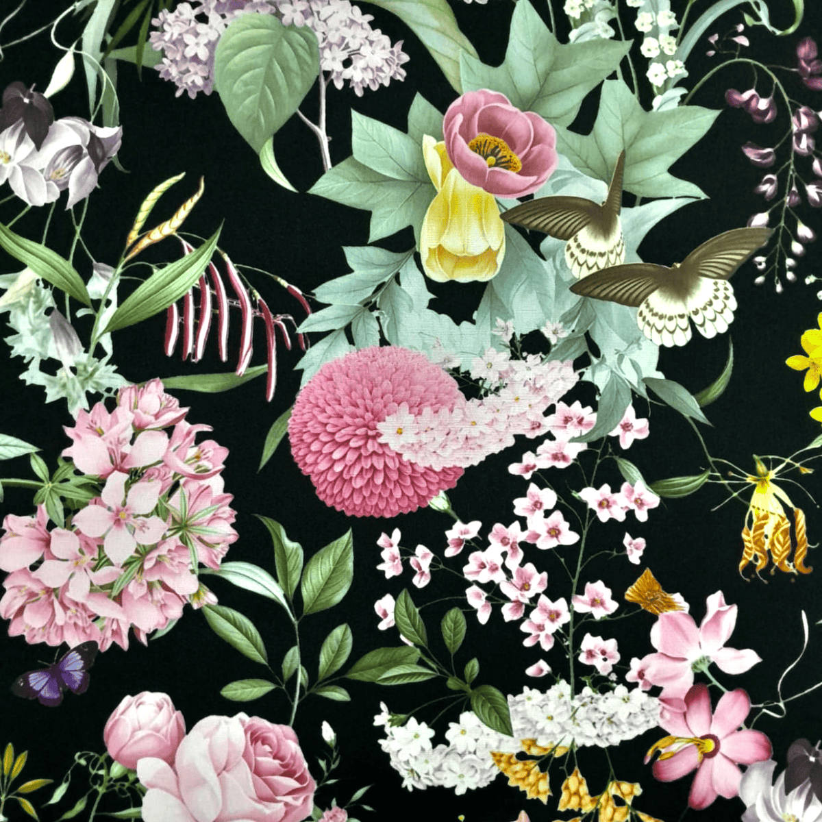 Mh Joosub Printed Mini Matt Fabric Printed Mini Matt Flowers D25 140 cm