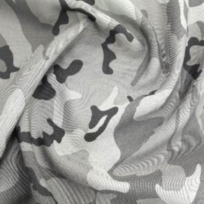 MH JOOSUB Printed Mini Matt Grey Printed Mini Matt Design 16 Camoflauge Collection 140 cm (7882839097433)