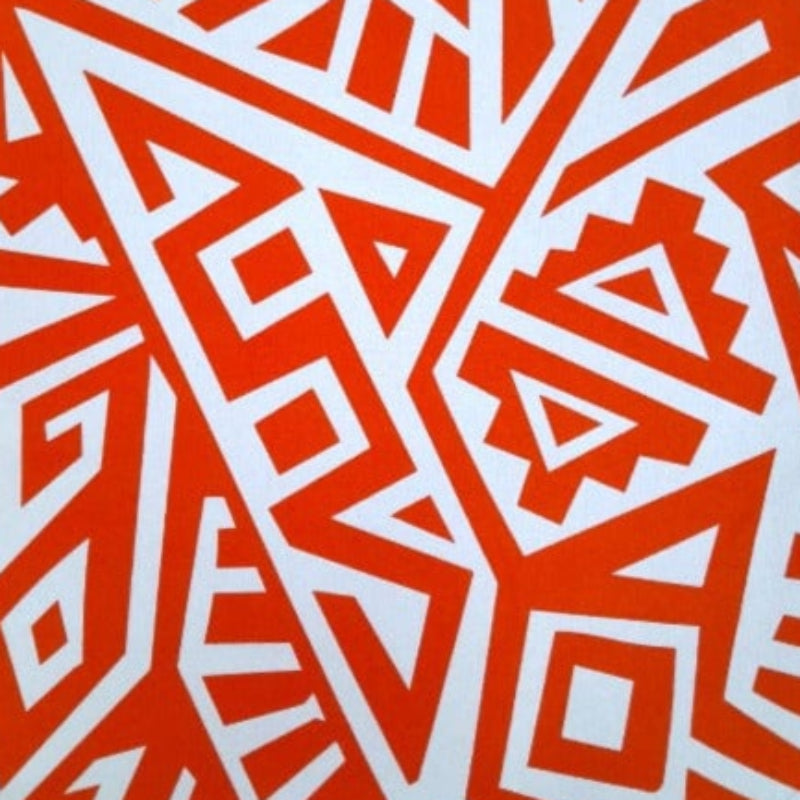 MH JOOSUB Printed Mini Matt Orange / Off-white Printed Mini Matt 6890 Design 10 Collection 140 cm (7770159218777)
