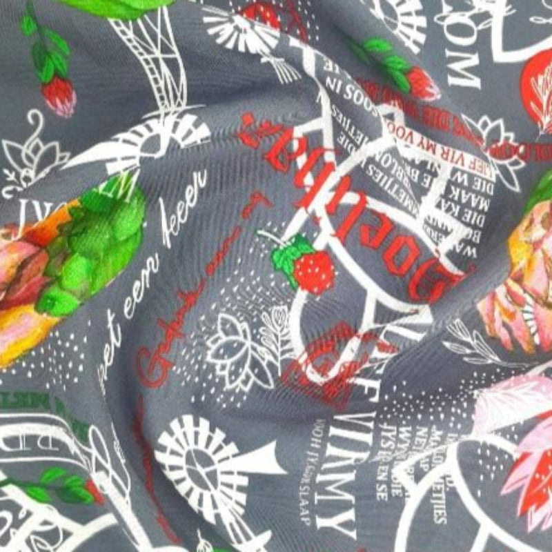 MH JOOSUB Printed Mini Matt Printed Mini Matt Design 8 Afrikaans Collection 140 cm (7884039356505)