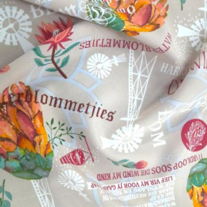 MH JOOSUB Printed Mini Matt Printed Mini Matt Design 8 Afrikaans Collection 140 cm (7884039356505)