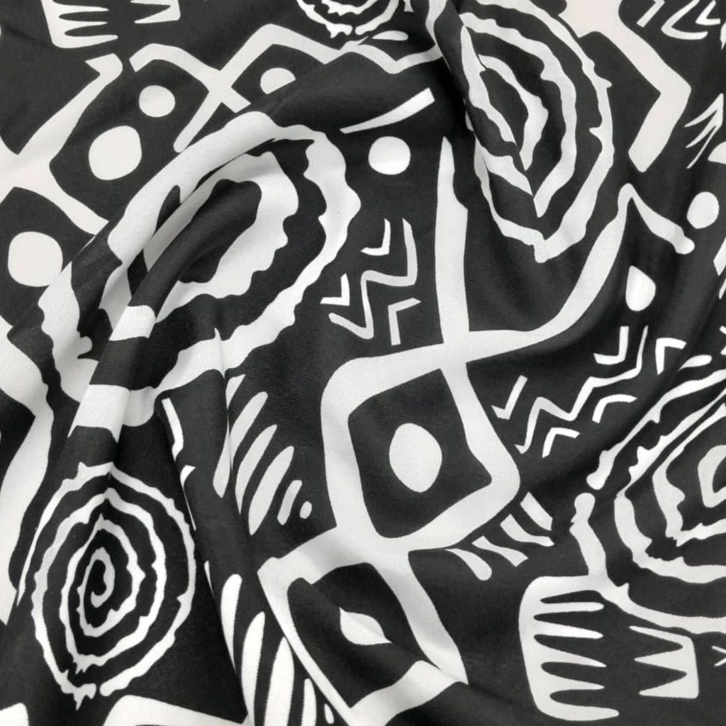 MH JOOSUB Printed Mini Matt Royal Printed Mini Matt Ethnic Print Design 18  140 cm