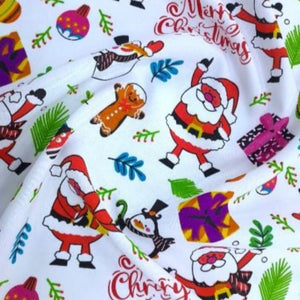 MH JOOSUB Printed Mini Matt White Printed Mini Matt Christmas Design 24 Collection 140 cm (7882864230489)