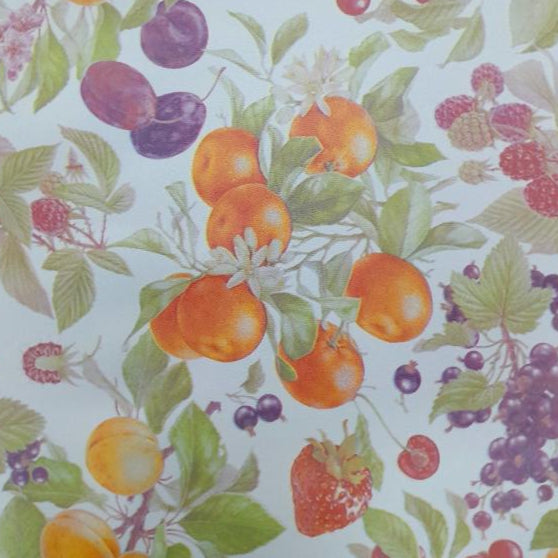 MH JOOSUB Printed Vinyl Printed Vinyl Fruits Collection 140 cm