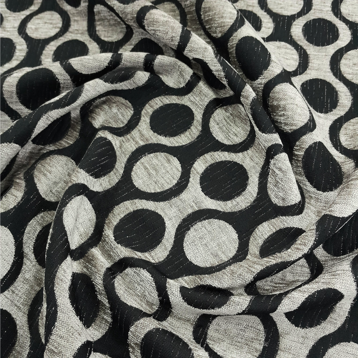MH JOOSUB Upholstery Fabric Fabric Upholstery Venise Circles 140 cm
