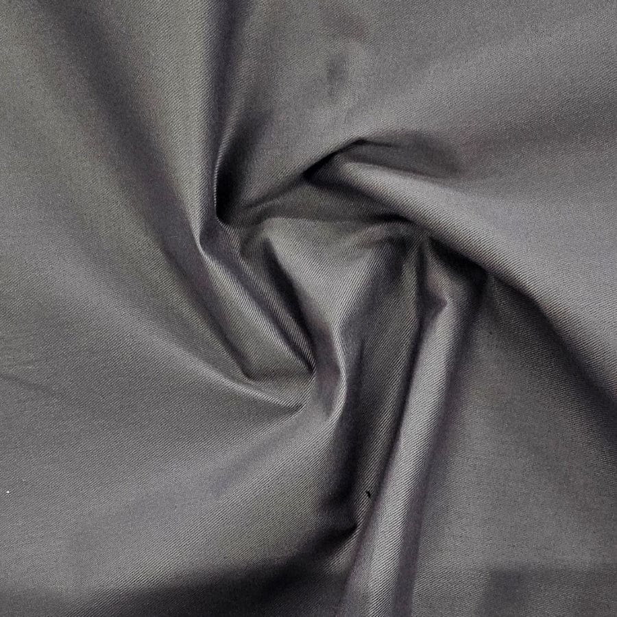 MHC Cotton Grey Cotton Twill Fabric 150cm