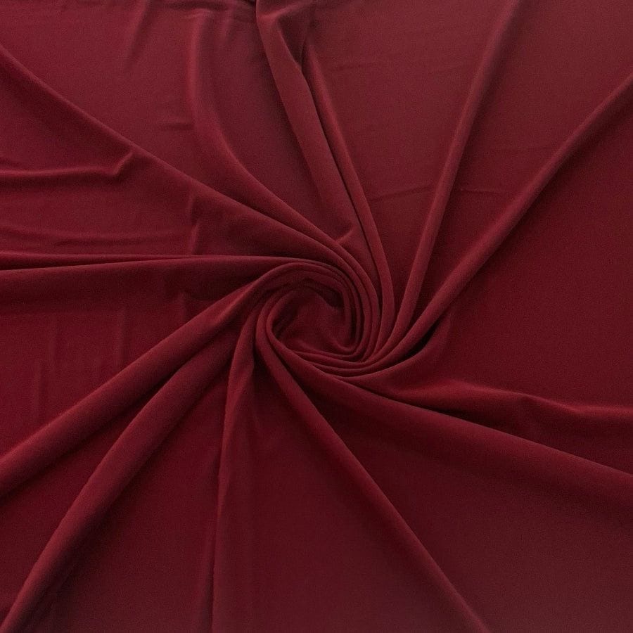 MHC Dress Fabrics Maroon P/D Bon Bon Spandex
