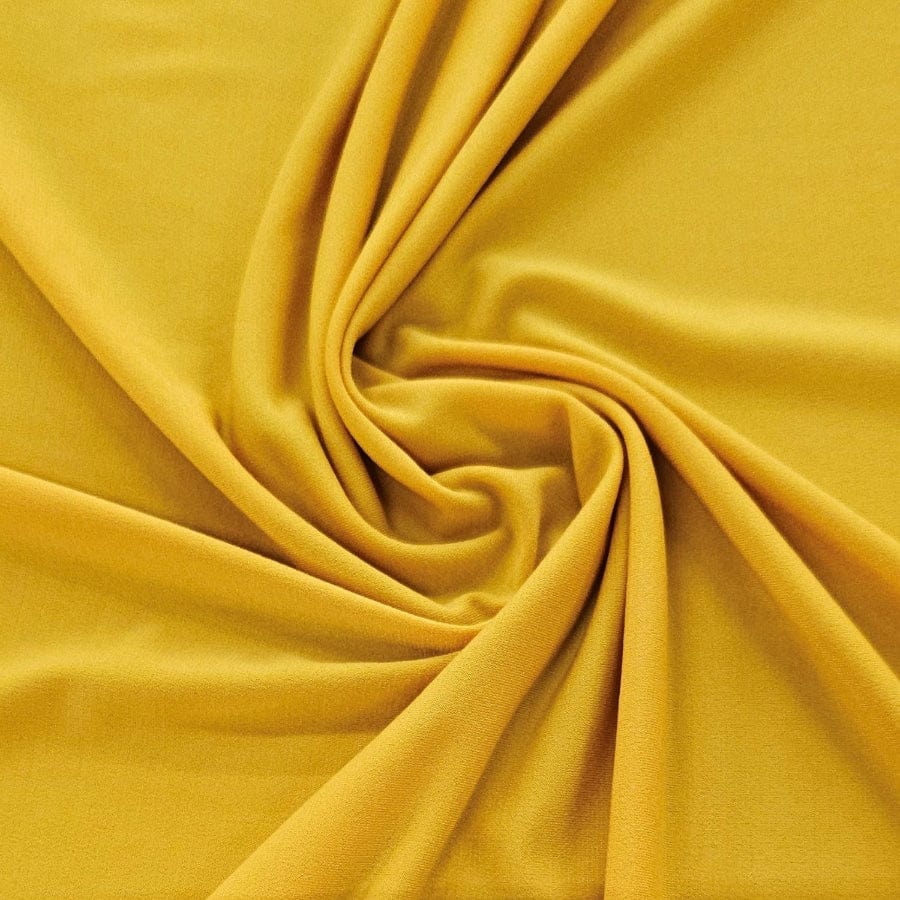 MHC Dress Fabrics Mustard P/D Bon Bon Spandex