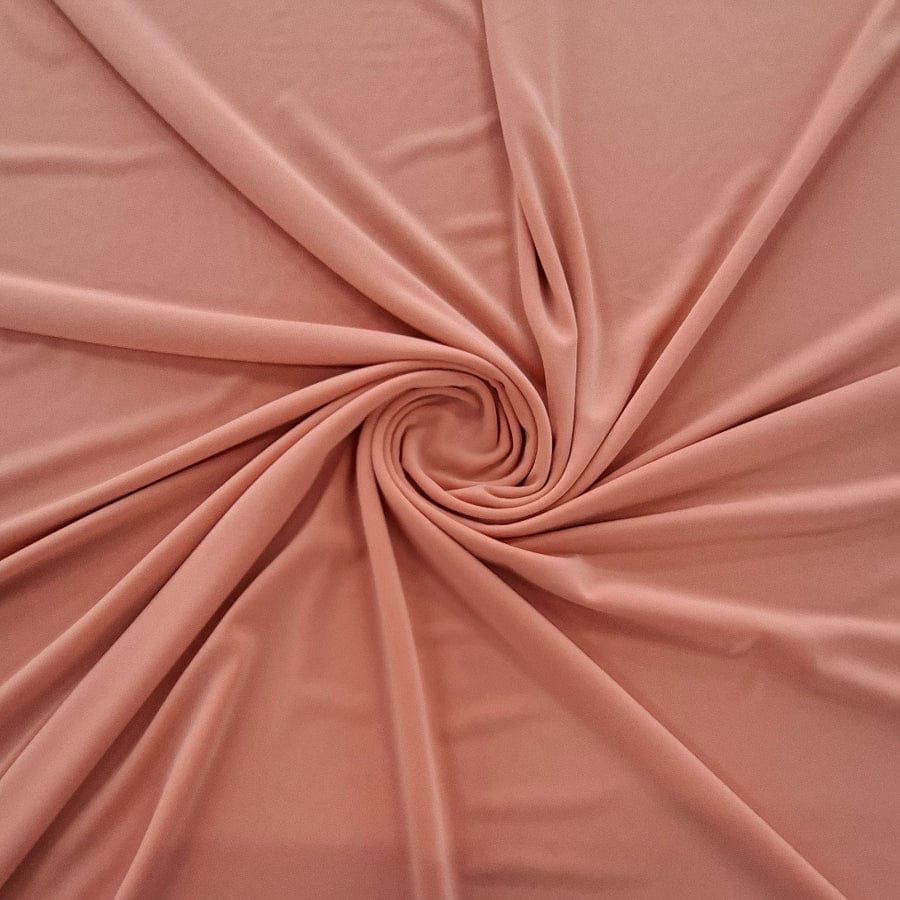MHC Dress Fabrics Peach P/D Bon Bon Spandex