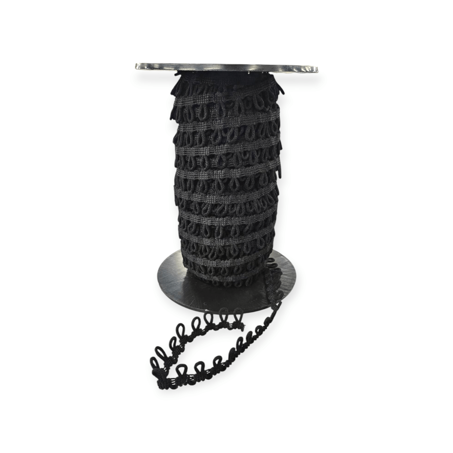 MHC Fabric Loop Black Fabric Button Loop